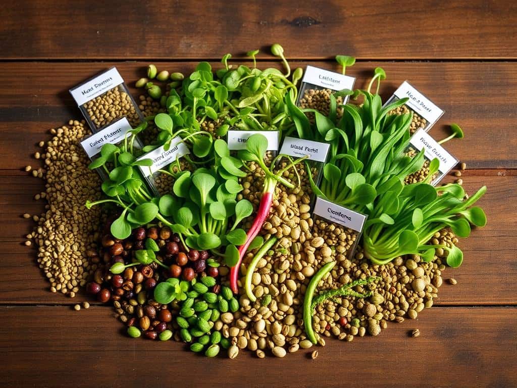 Beliebte Samen für Microgreens