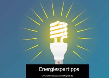 Energiespartipps