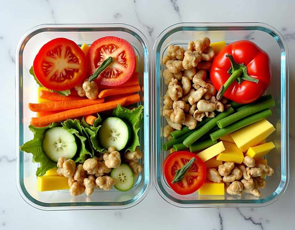 Snacks und Beilagen als Meal Prep