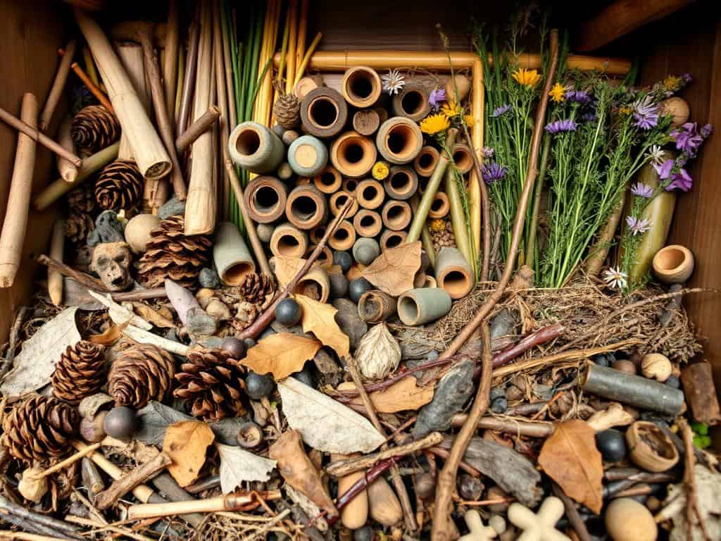 Füllmaterial für Insektenhotel