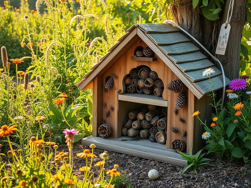 Kinderfreundliches Insektenhotel