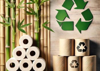 Toilettenpapier ohne Plastik