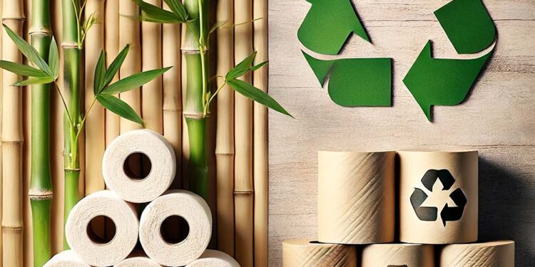 Toilettenpapier ohne Plastik