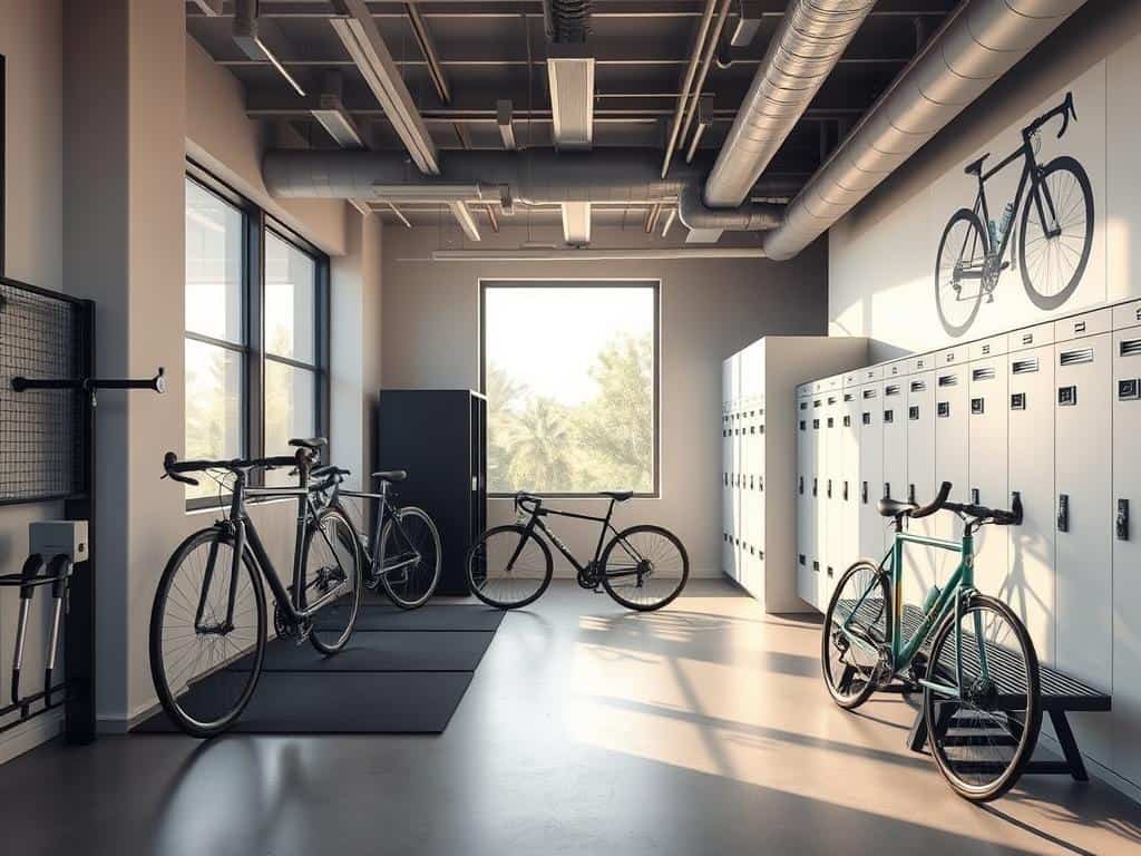 Arbeitsplatz Infrastruktur Fahrrad Pendeln