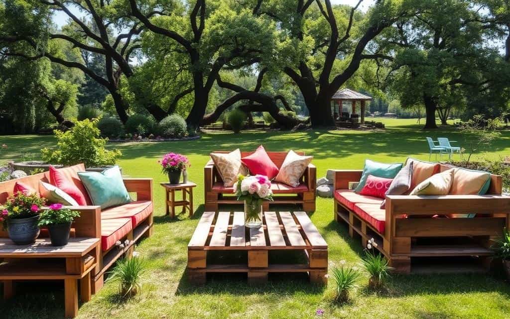DIY-Ideen für den Garten: Palettenmöbel