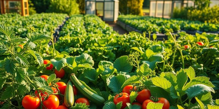 Ganzjährige Ernte im Gemüsegarten