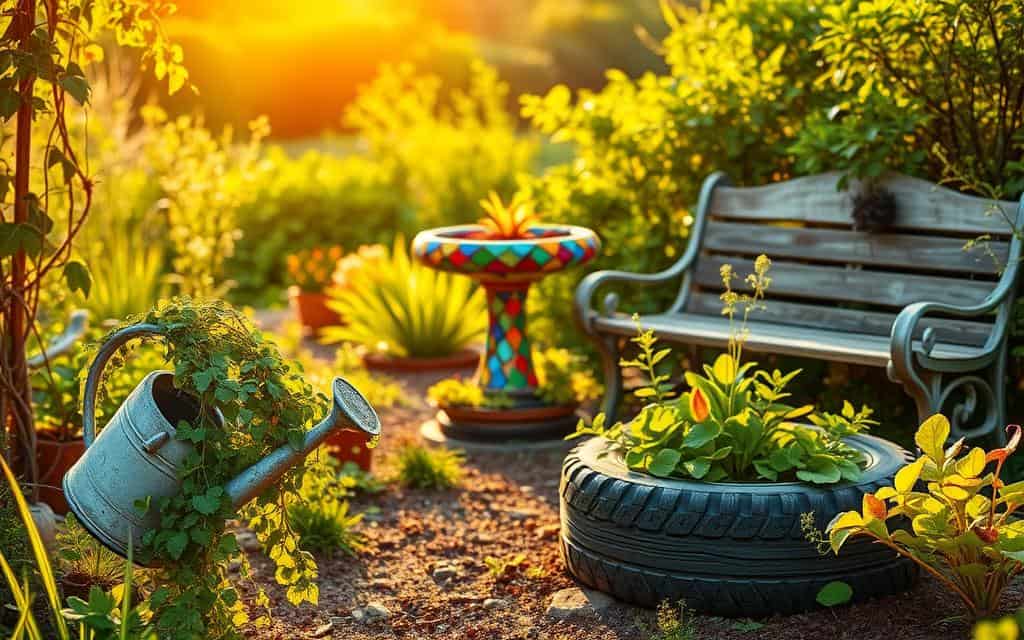 Garten-Upcycling für nachhaltige Gartenpflege