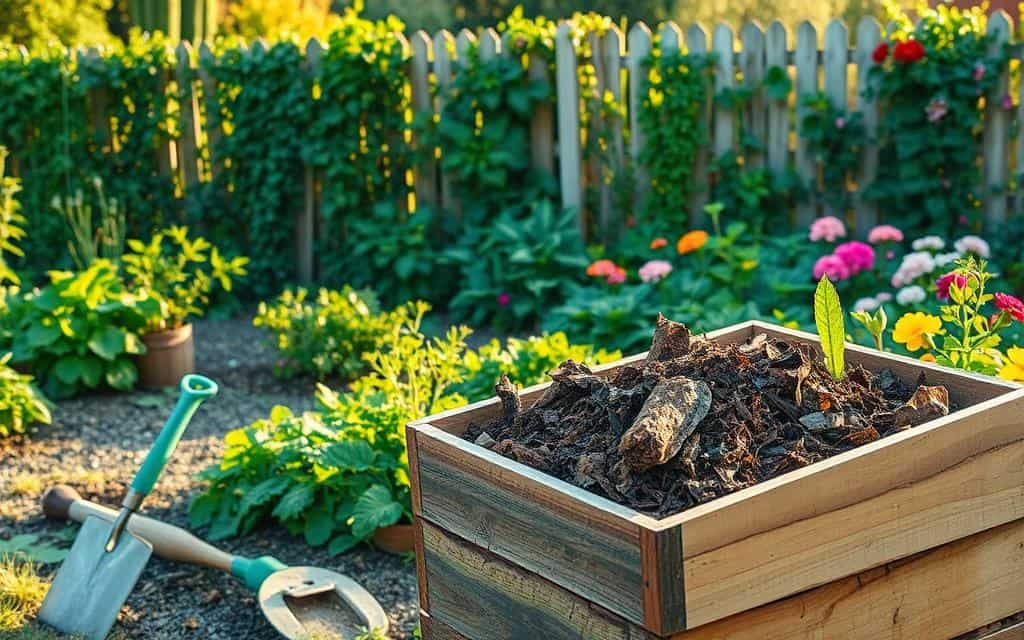 Kompostierung im Garten