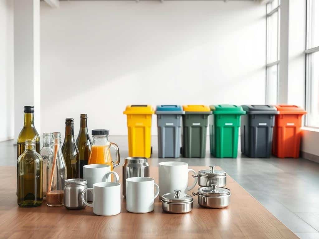 Mehrweg-Optionen und Recycling