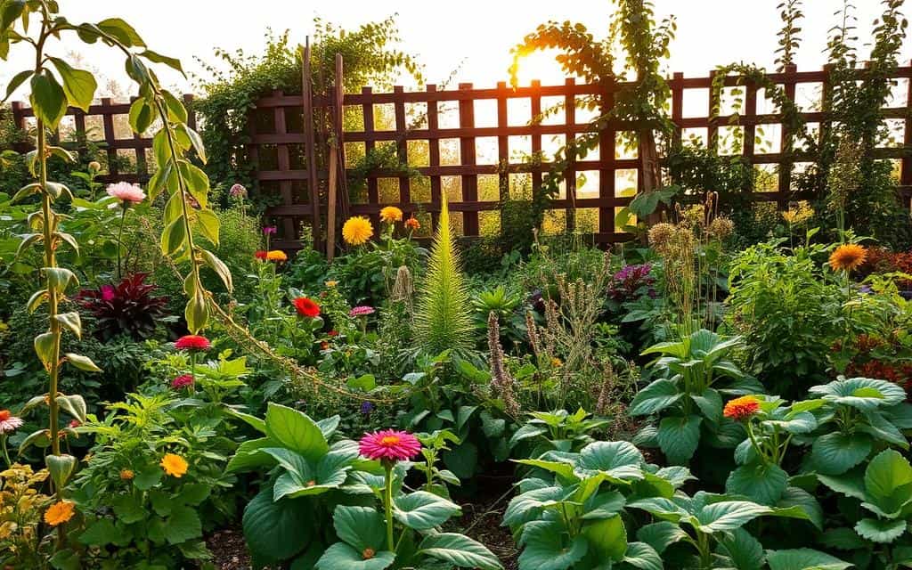 Mischkultur im Permakultur-Garten