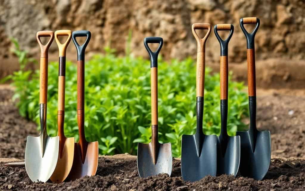 Nachhaltige Schaufeln und robuste Gartenspaten