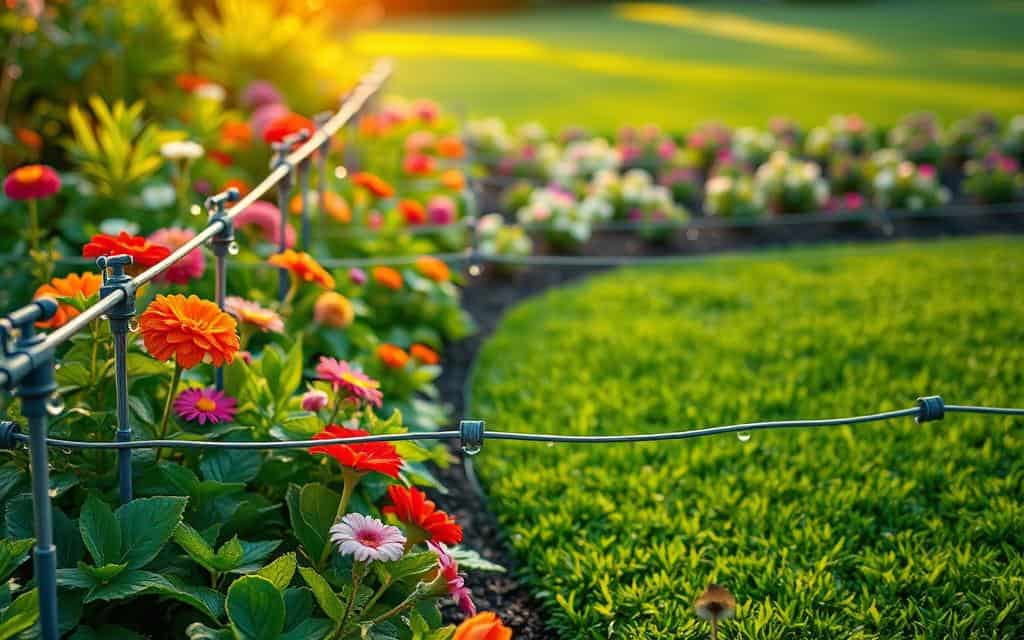 Tropfbewässerung im Garten