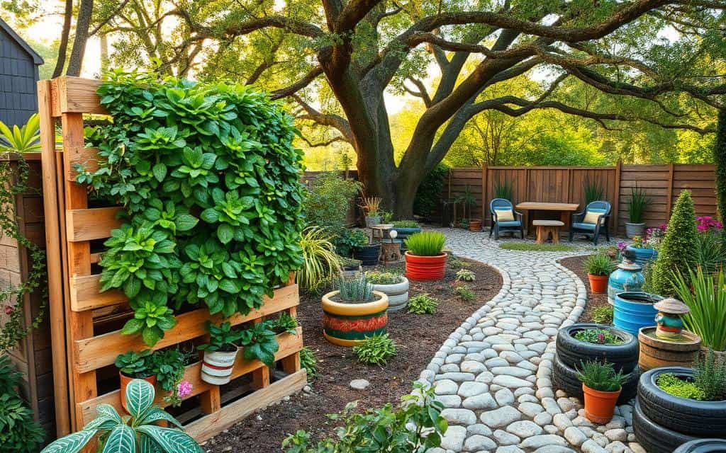 Umweltfreundliche Gartengestaltung mit Upcycling
