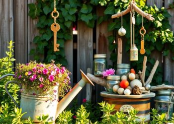 Upcycling-Ideen für Gartendekoration