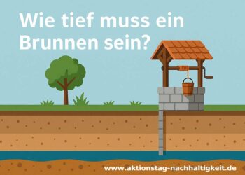 Wie tief muss ein Brunnen sein?