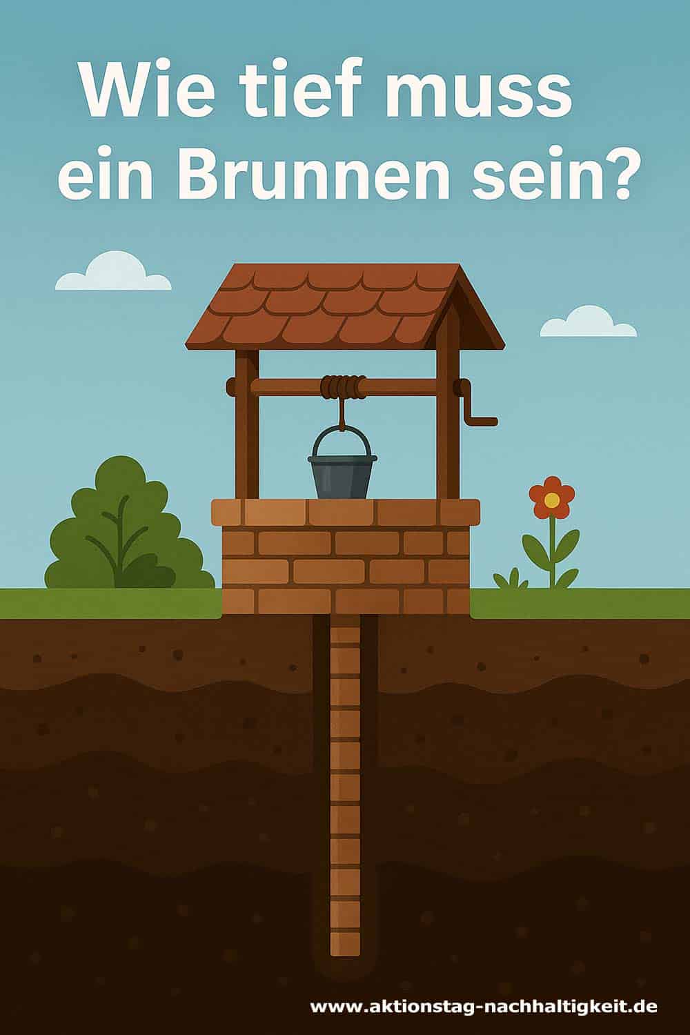 Wie tief muss ein Brunnen sein? Wie tief muss ein Brunnen sein?