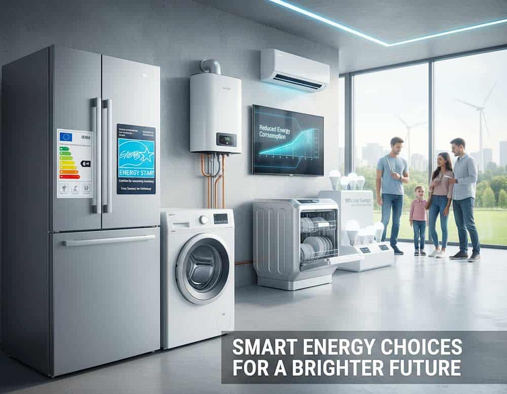 Moderne, smarte, energiesparende Elektrogeräte Moderne, smarte, energiesparende Elektrogeräte