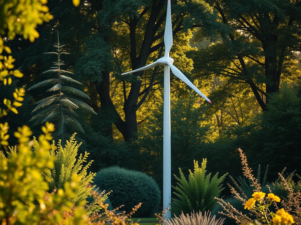 Standort Windkraftanlage Garten Standortbedingungen für eine private Windkraftanlage im Garten