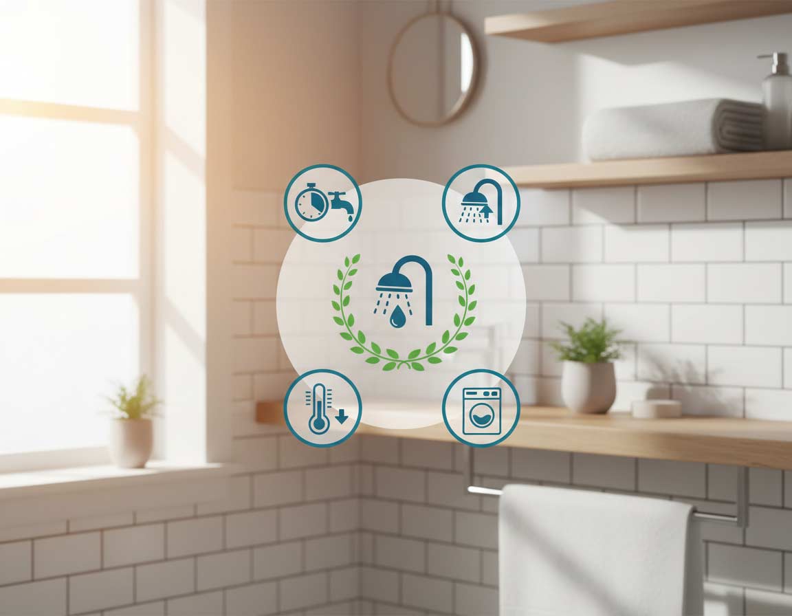 Effizient mit Warmwasser umgehen Effizient mit Warmwasser umgehen – Tipps für den Haushalt