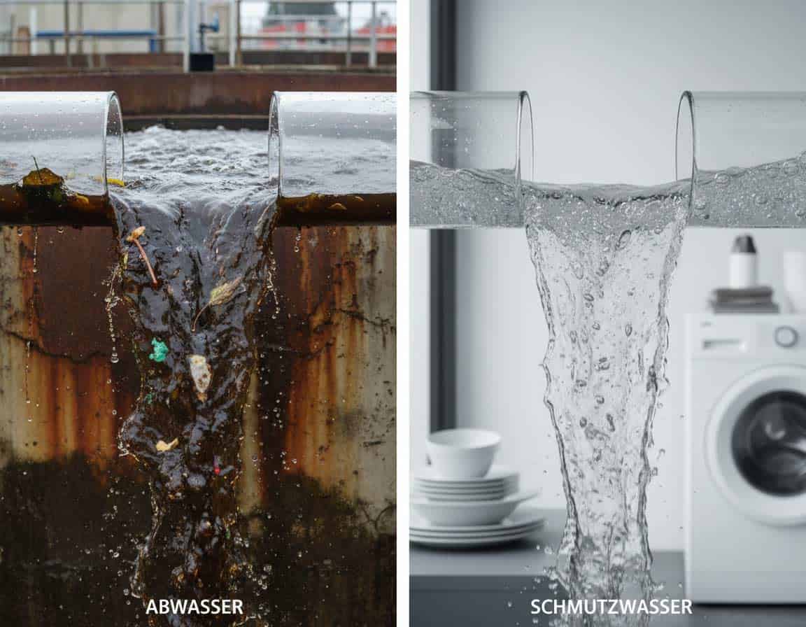 Unterschied Abwasser und Schmutzwasser Unterschied Abwasser und Schmutzwasser