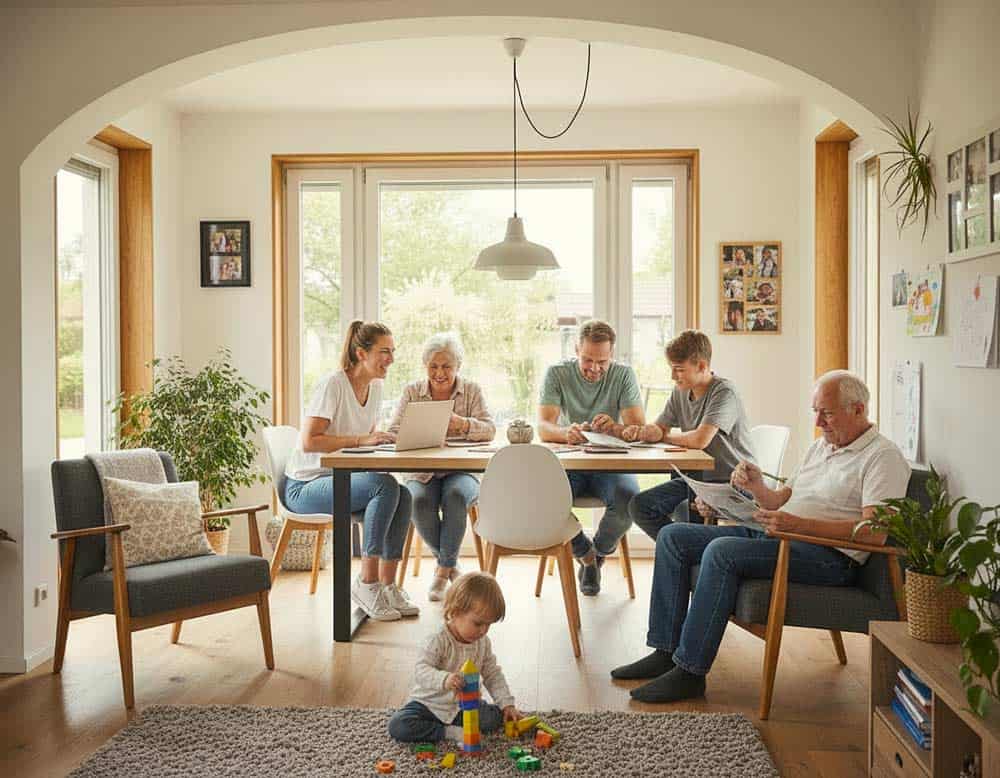 Generationenübergreifendes Wohnen: Jung und Alt unter einem Dach Generationenübergreifendes Wohnen: Jung und Alt unter einem Dach