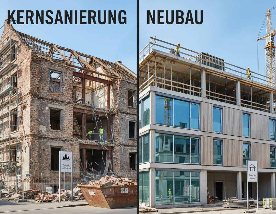 Kernsanierung oder Neubau - Was ist sinnvoll? Kernsanierung oder Neubau - Was ist sinnvoll?